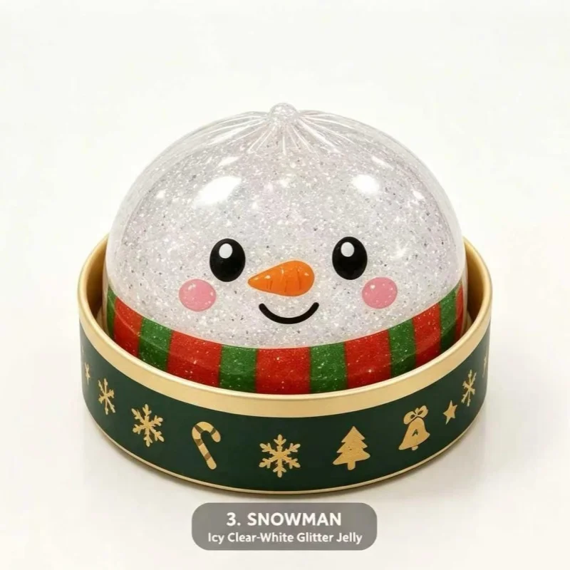 Weihnachts-Quetschball mit Weihnachtsmann, Weihnachtsbaum und Elch Motiv, Stressabbau, Weihnachtsdekoration, Neujahrsgeschenk, Party-Geschenk – Detail 7