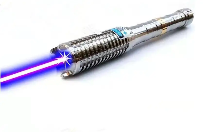Blue Laser Light Pointer LED Laser High Power 450nm Adjustable Focus Lazer Torch Training Torch Pet Cat Tickle Toy Flashlight