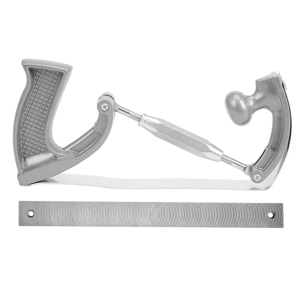 

14 inch Small Tooth File Car Body Polisher Files Metal Panel Adjustable Polishing Curved Tooth Steel File Holder