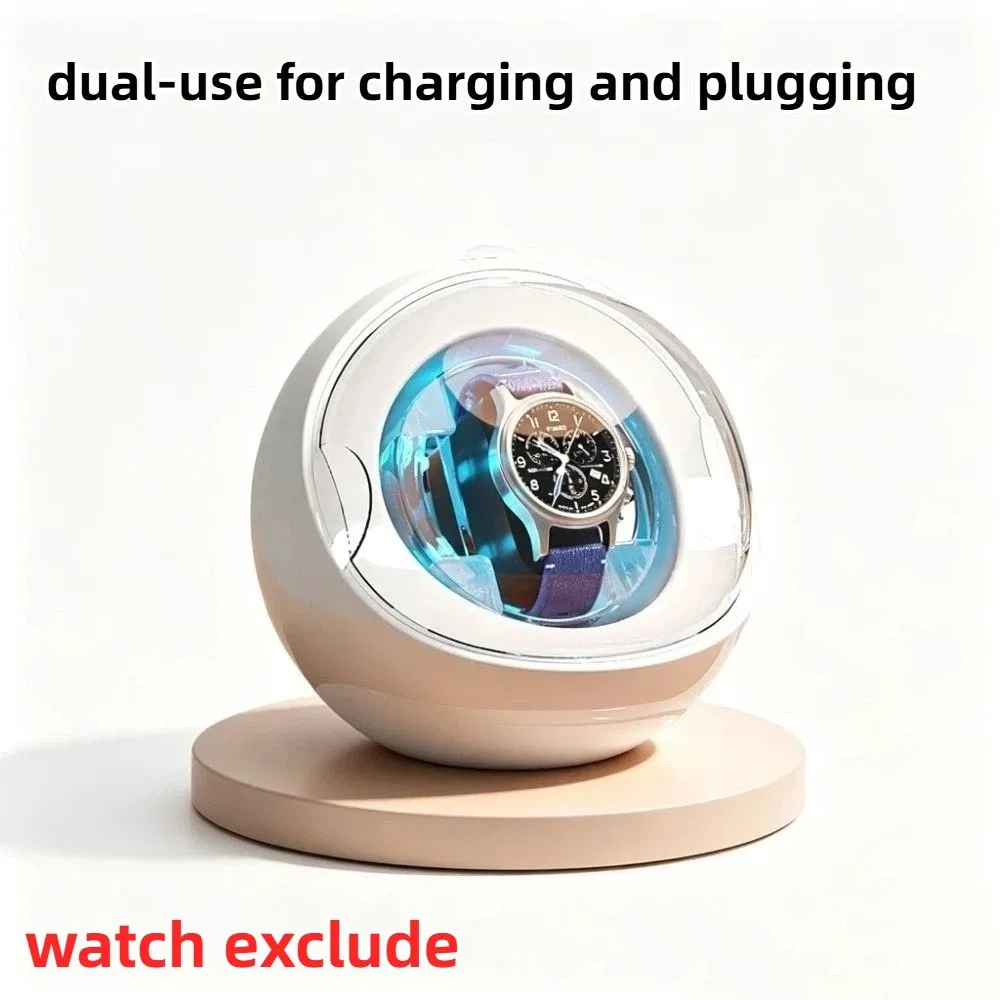 Dual-use for Charging and Plugging Watch Winder Silent Motor Storage Mechanical Watch Winder Ultra Quiet