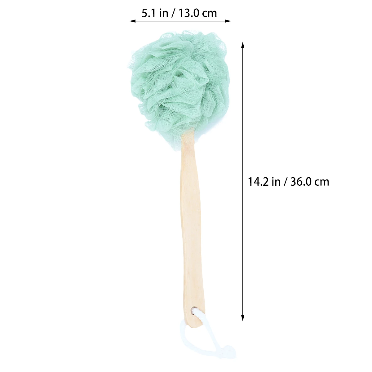 

3pcs Bath Brush Long Handle Shower Scrubber Exfoliating Eco-Friendly Nylon Back Washer Foot Leg Massage Durable Soft for Men