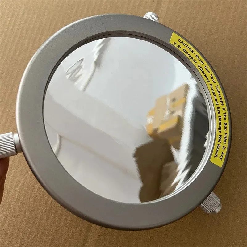 1PC 70-92mm Solar Filter Baader Film Metal Cover for Astronomical Telescope Astro Solar Objective Lens Sun Filters