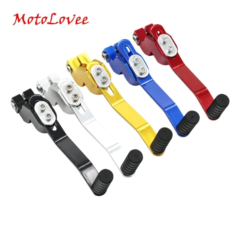 

Motolovee Motorcycle CNC Folding Aluminum Gear Shift Lever Off Road ATV Dirt Bike Motorbike Gear Change Levers Refit Accessories