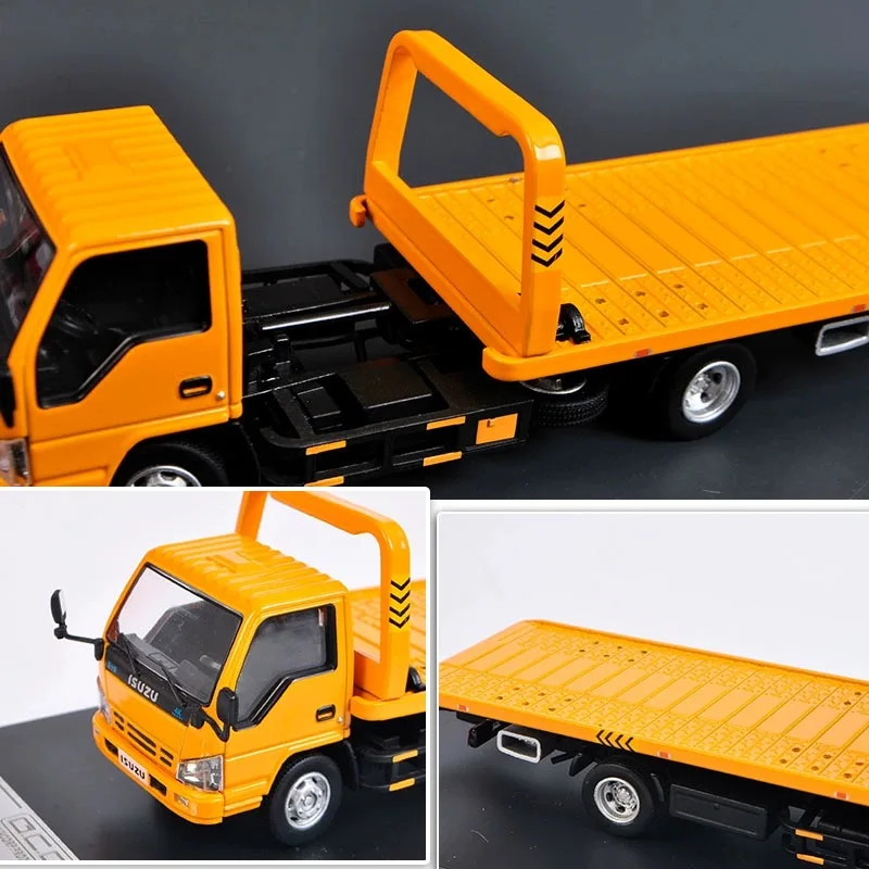 GCD 1:64 ISUZU N series flat plate transport truck alloy car model