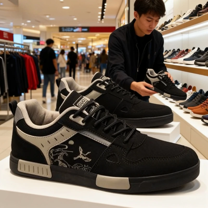 Zapatos de hombre 2025, nuevas zapatillas de deporte de corte bajo para hombre de verano, impermeables, antideslizantes, cómodas, resistentes al desgaste, zapatos informales de gran tamaño