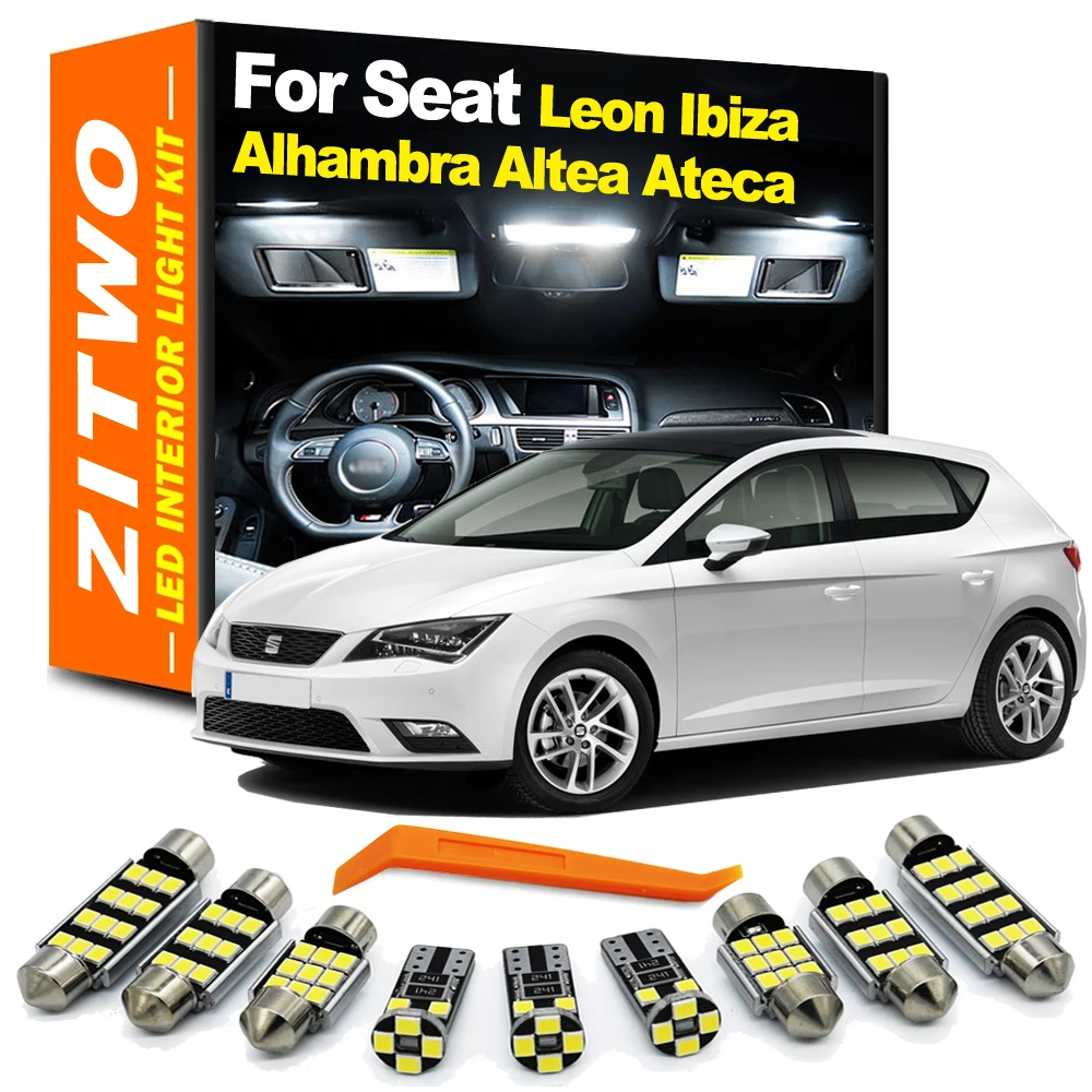 Complete Car Bulbs Accessories LED Interior Light Kit For Seat Leon 1M 1P 5F Ibiza 6J 6P Alhambra Ateca Arona Exeo Altea Toledo