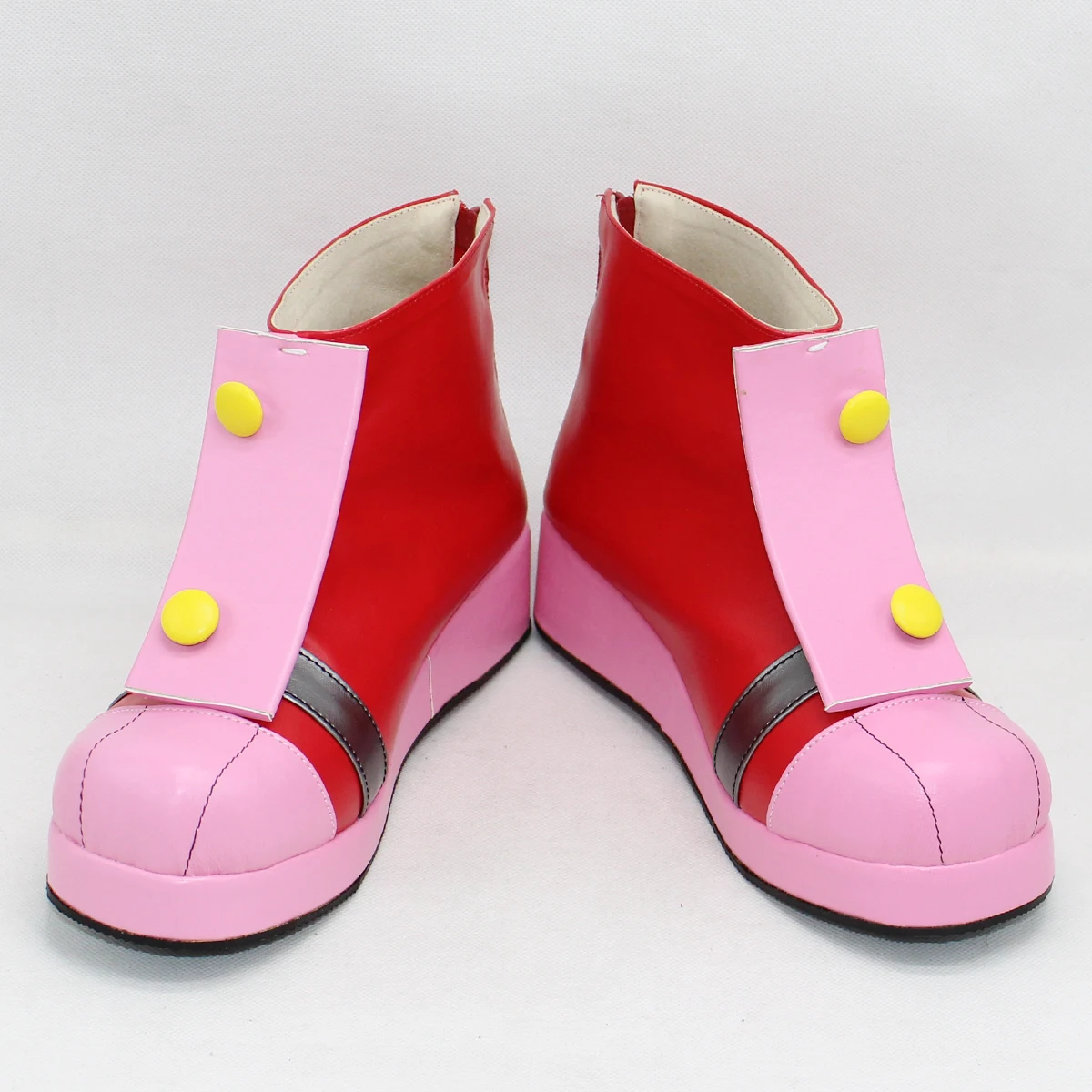 

Amy Rose the Hedgehog Cosplay Shoes Pink Ankle Boots X002