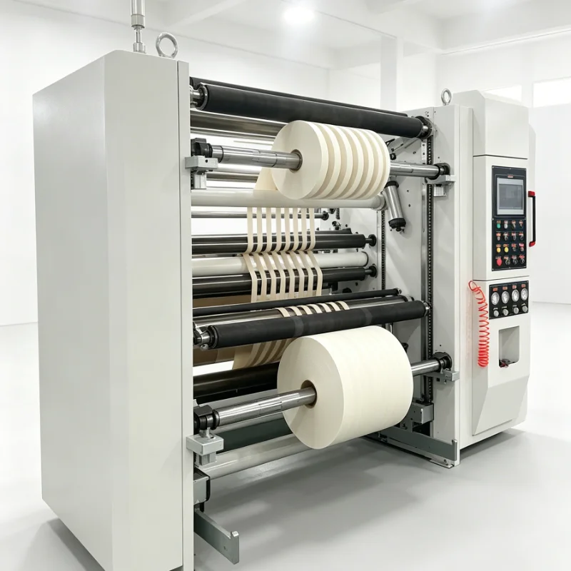 Customized Nonwoven Slitter Rewinder Automatic High Speed Machine For Nonwoven Fabric Roll Slitting Work