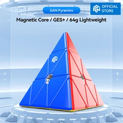 GAN Pyraminx 36 imanes, rompecabezas de pirámide magnética de velocidad, cubo triangular sin pegatinas (estándar)