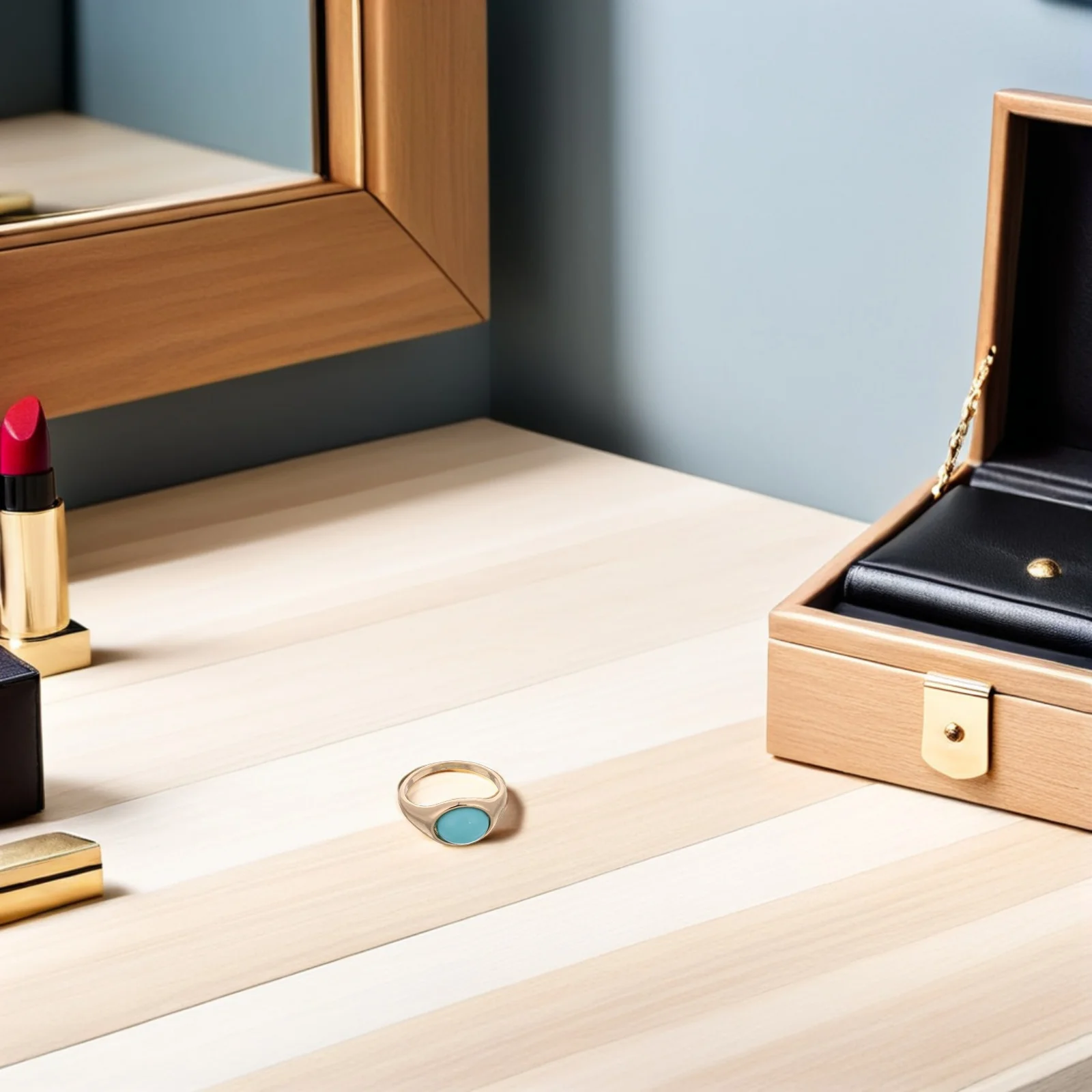 6 قطعة مجموعة خاتم خمر الفيروز التراص خواتم للنساء بوهو الحد الأدنى المفصل العصابات الأحجار الكريمة مجوهرات تكويم خواتم مجموعة #1