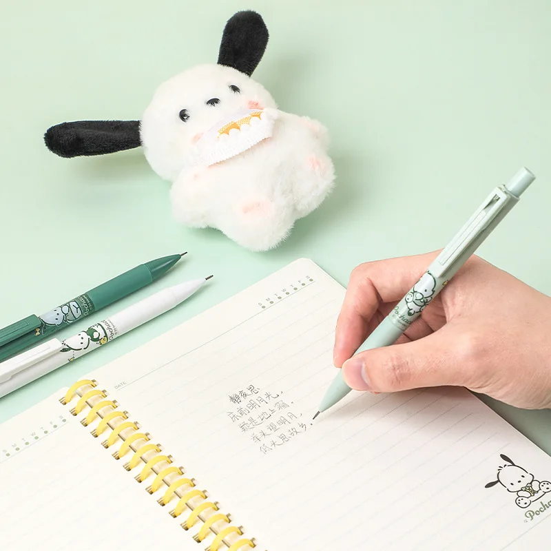 6/36pcs Kawaii Sanrio Pochacco Mechanical Pencil Stationery Set 0.7mm Press Automatic Pencil Students School Supplies Wholesale