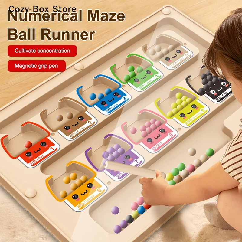 [ZY]Magnetic Maze Walking Ball For Concentration Training Writing Logic Thinking Puzzle Toy[ZY]