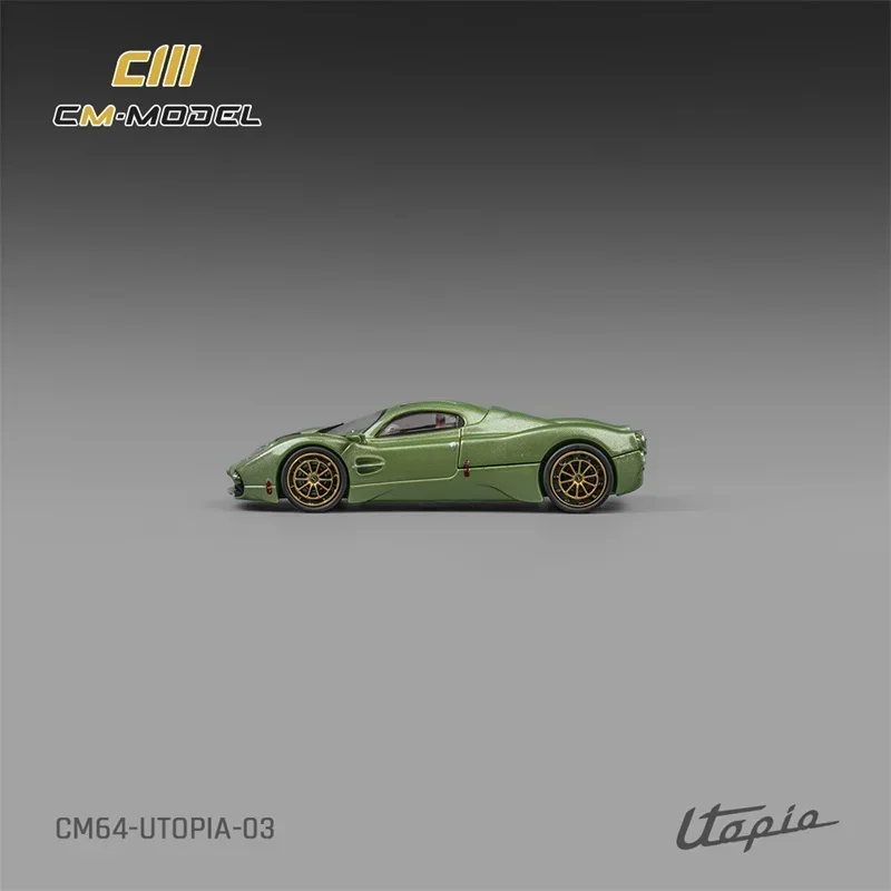 CM MODEL 1:64 Pagani Utopia (Metallic green)  Diecast Model Car