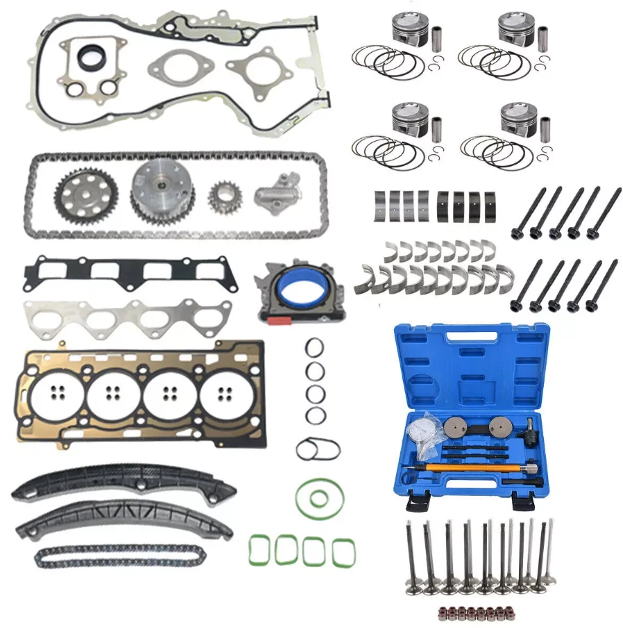 Kit di Regolazione Catena di Distribuzione AP01 03C109158 038103085E per Audi A3, VW Golf V, Jetta, Skoda, Seat 1.4 T