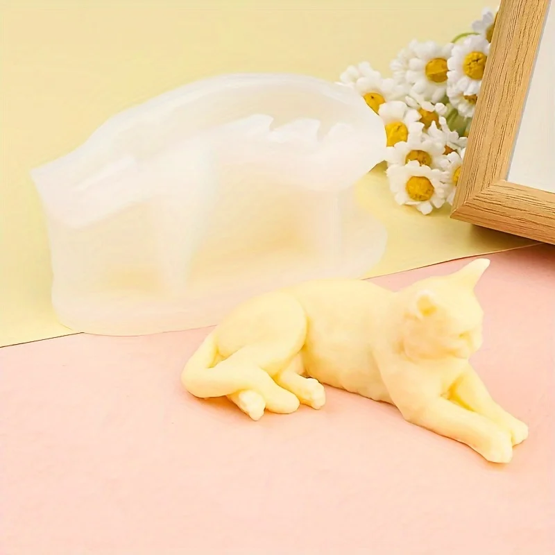 Creative Silicone Cat Mold for Jewelry Casting