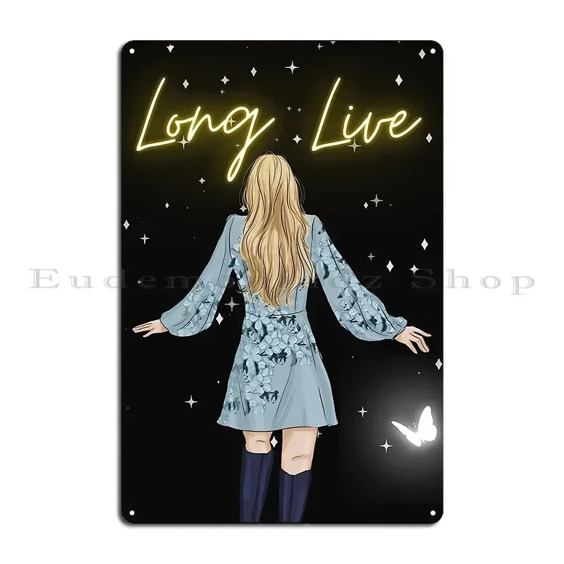 Long Live Metal Sign Personalized Decoration Wall Cave Wall Decor Cinema Tin Sign Poster