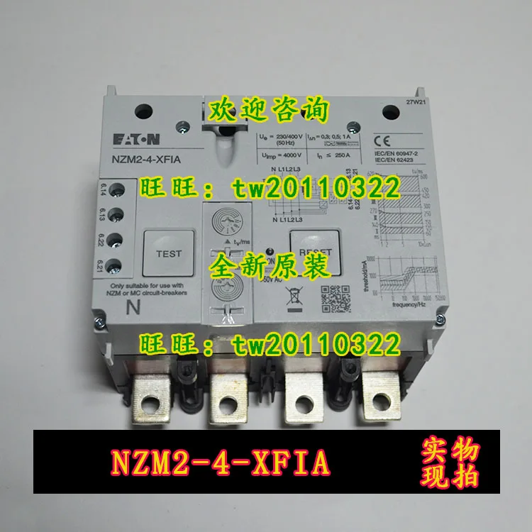 [Physical Photo] NZM2-4-XFIA Eaton ETN Muller Leakage Protector Quality Assurance For One Year