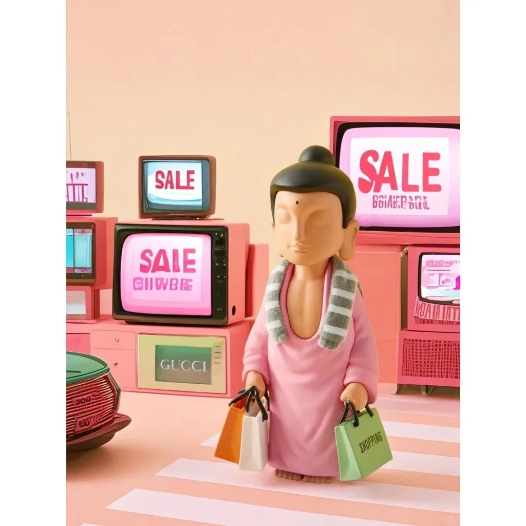 Genuine New Amitofo V2 Fo U City Walk Series Blind Box Fashion Play Tabletop Decor Figurine Doll Mystery Box Toy Friend Gift