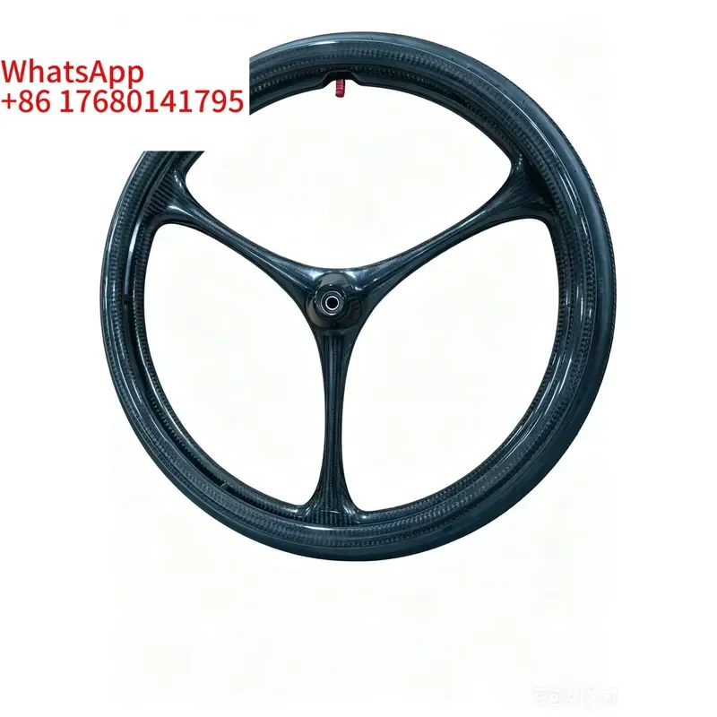 A Pair New 25-inch Carbon Fiber Spinergy Pneumatic Wheels For High-performance Sports And Racing Wheelchairs