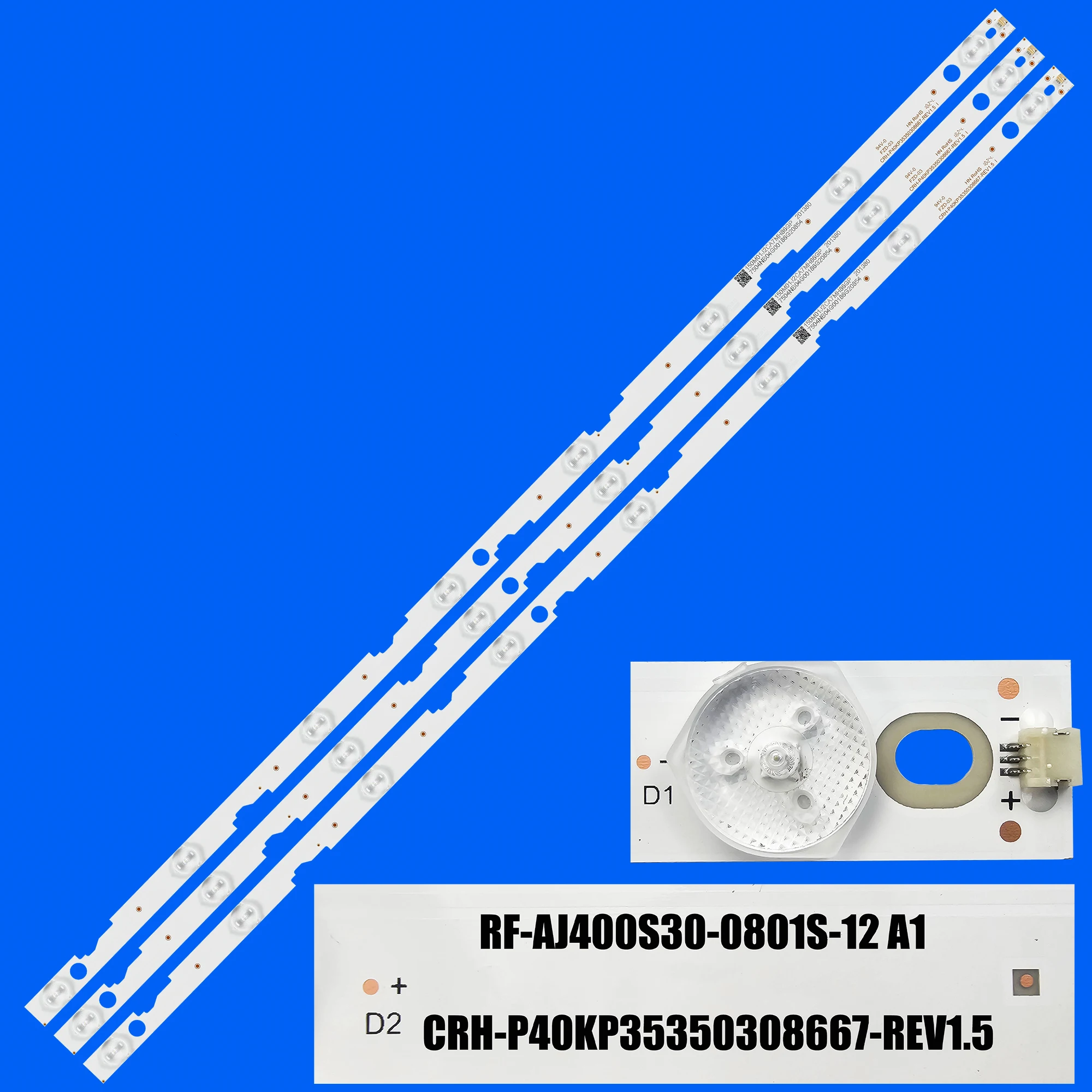 faixa de retroiluminacao led para lc40cfg6021k lc 40uh7252e lc 40fi3422e lc 40fg5242e lc40ui7352k lc40ug7252e rf aj400s300801s12 a1 01