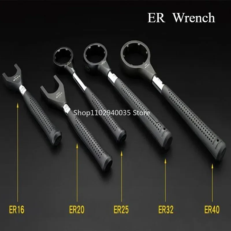 BT30 BT40 BT50 ER16 ER20 ER25 ER32 ER40 Wrench CNC Tool Pull stud Wrench Pull Nail Wrench Nut Collet