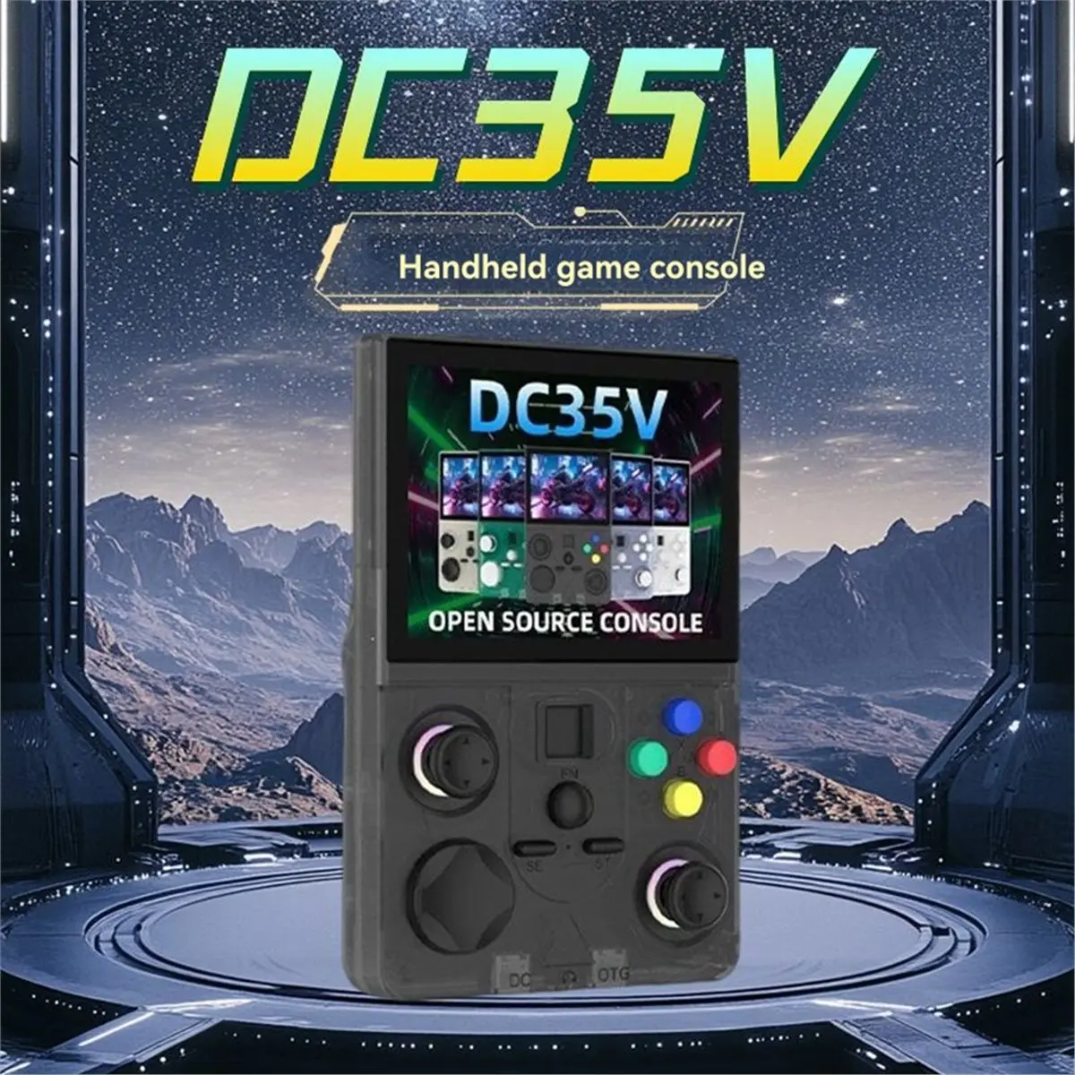DC35V Retro Handheld Game Console 3.5" IPS, 30+ Emulators — view 4