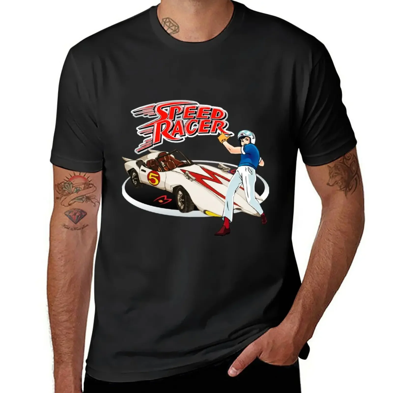 New Go Speed Racer Go Go!!! T-Shirt Oversized t-shirt oversized t shirts quick-drying t-shirt Short sleeve mens t shirt graphic