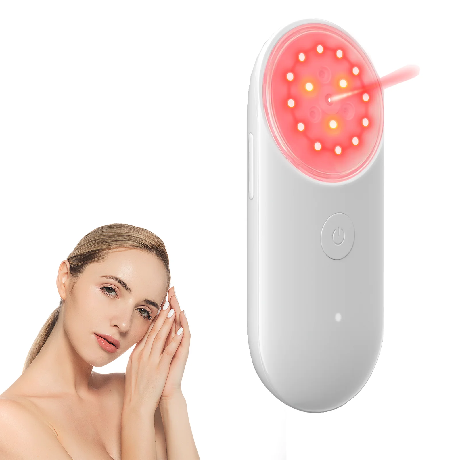 for Best Wife Gift Laser Module for Skin Tightening Red Light Yellow Light Infrared Laser Whitening and Skin Rejuvenation Device