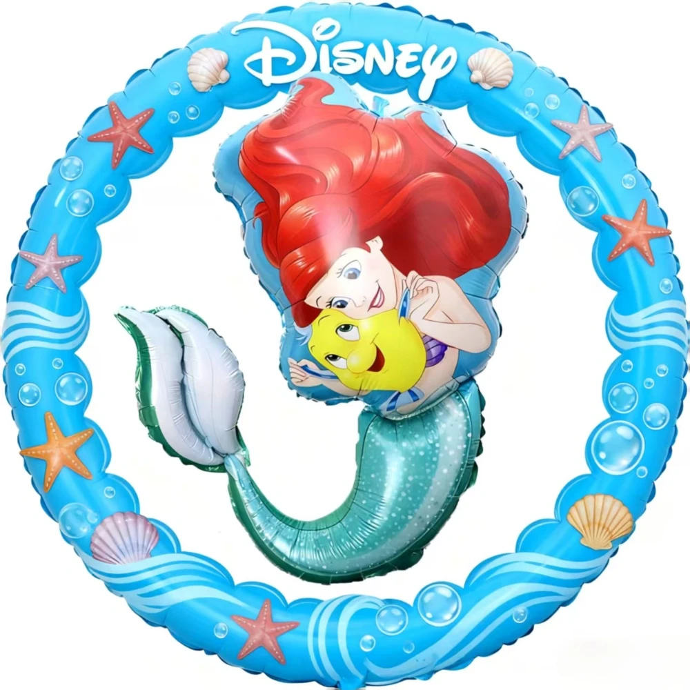 

Набор фольгированных воздушных шаров на тему Русалки Диснея для принцессы Ариэль, воздушные шары на день рождения, украшения для вечеринки, рождественские шары, подарки, игрушки, поставки