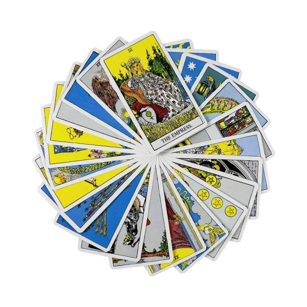 The Rider Tarocchi con guida carta per divinazione Uso personale Versione inglese Mazzo di oracoli per donne Ragazze Gioco da tavolo