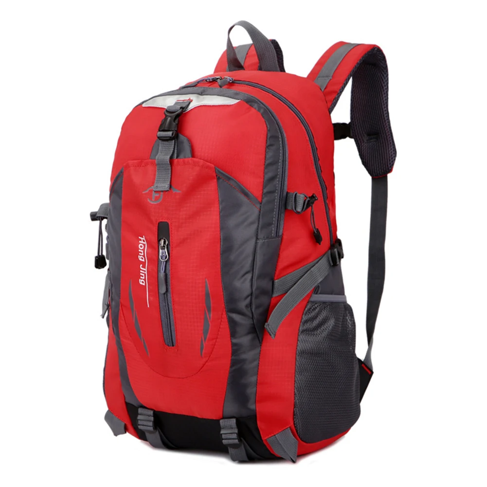 

Polyester Climbing Rucksack Breathable Fishing Bag Large Capacity Wear-resistant Layered Storage Lightweight for Office Travel