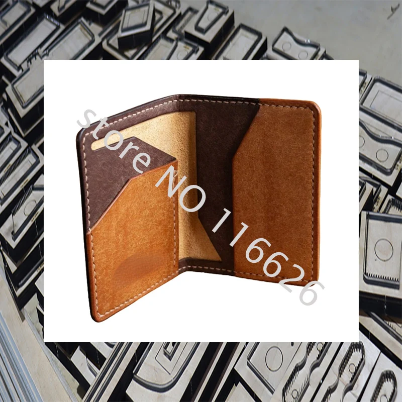 

Knife mold for DIY leather craft cardholder wallet cutting dies 10.5x8.5cm