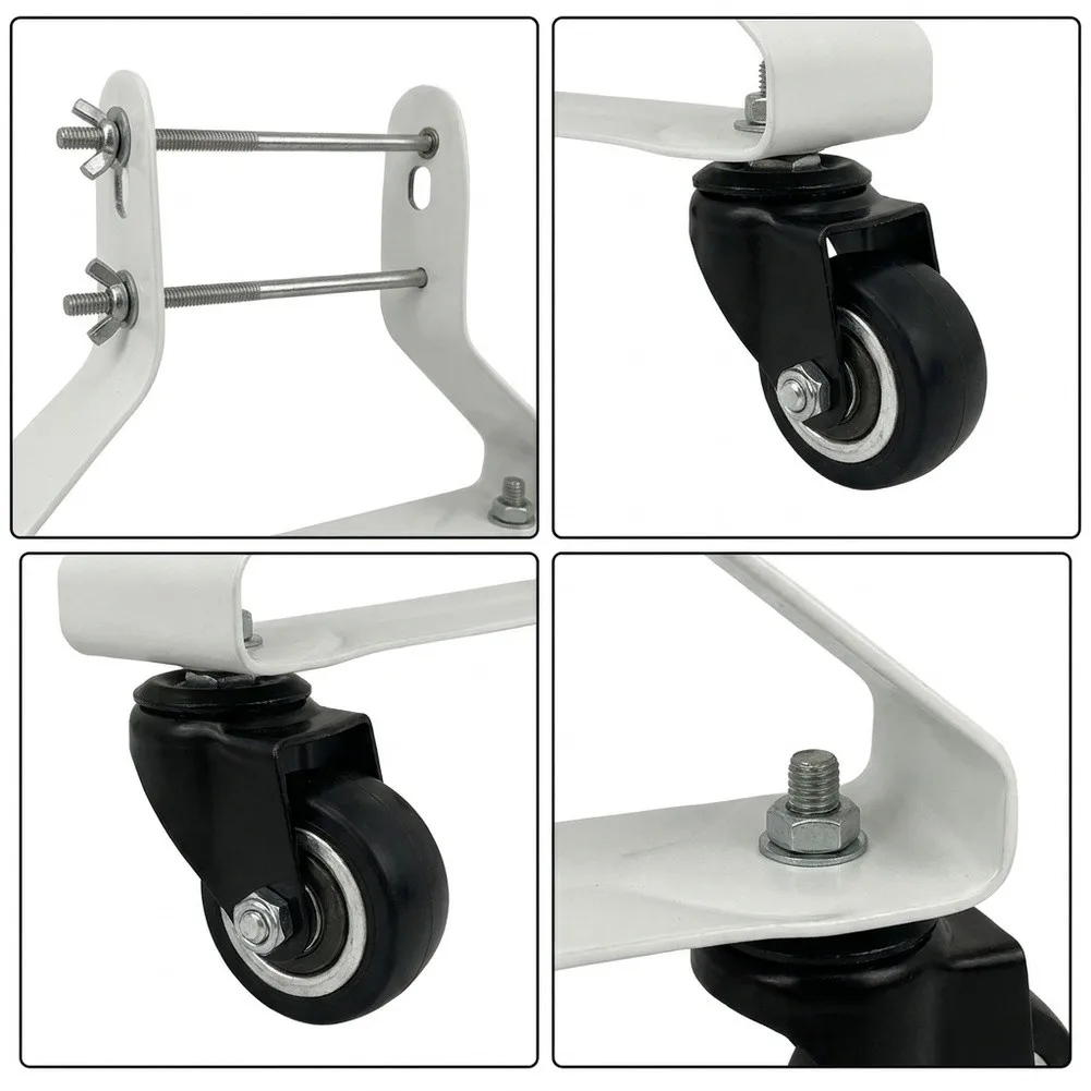 Replacement Casters for Pioneer Oil Radiator Heater with Dual Bearing Rotation and Triangle Support Base Design