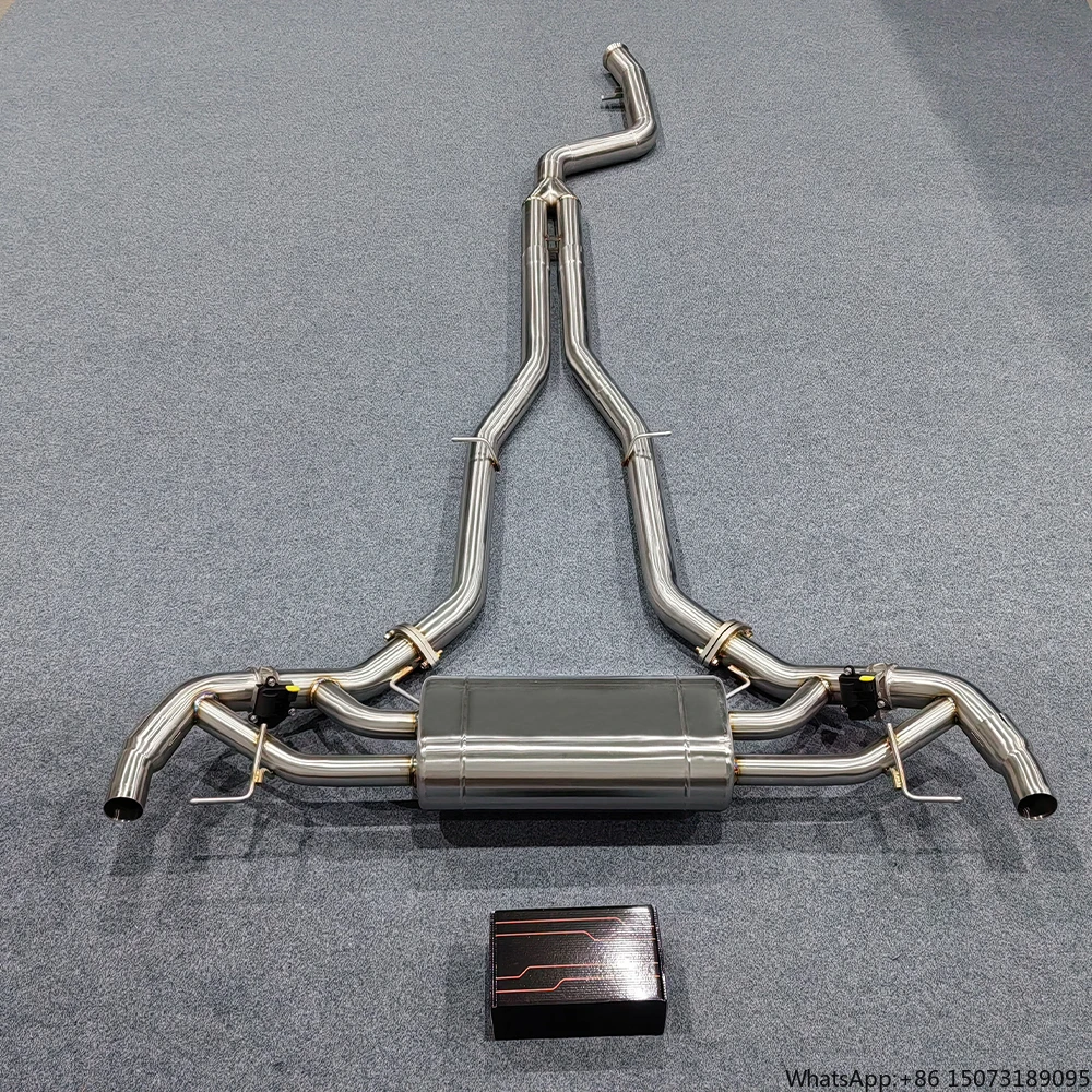 

Exhaust for G05 G06 X5 X6 Ss304 Valved Muffler Remote Control Sport Catback Exhaust Tips