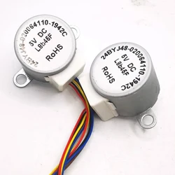 ハンドシェイク用ステッピングモーター,携帯電話サポートファン,24 byj48,5v,2w,ギアモーター,6 rpm