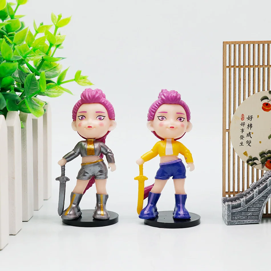 2025 حار أنيمي KPop الشيطان هنتر دمية لعبة من الفينيل رومي ميرا زوي شخصية قناع الفينيل حلية لعبة هدية عيد ميلاد #4