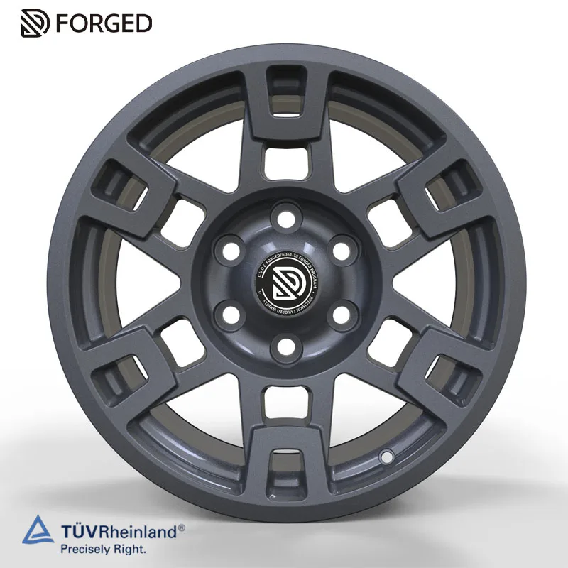 17-23 Inch Grey Concave Forged Wheel Hubs 20mm 25mm ET 10000 Ton Press Custom Aluminum RimsTUV Approved Wheels High Strength