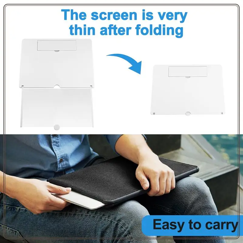 Надежная 16-дюймовая лупа для экрана Усилитель экрана сотового телефона Выдвижной усилитель для сотового телефона Держатель для сотового телефона Экранная лупа, 1