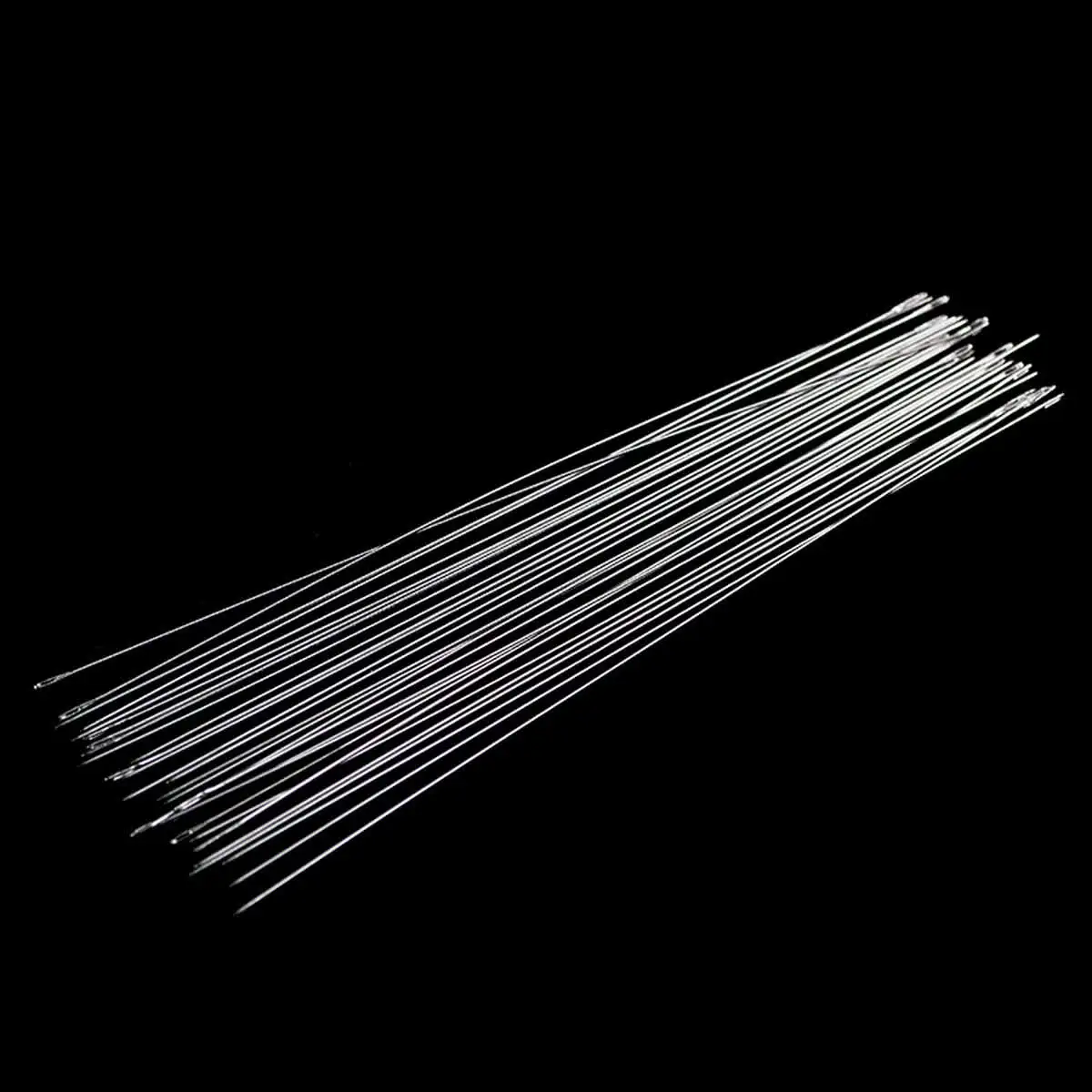 WLYeeS 30Pcs Stainless Steel tool Beading Needles for Threading String Cord Tool crochet hook Jewelry Craft Making Tool Pins DIY