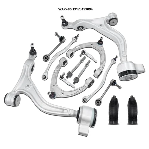 

14pcs Front Upper Lower Control Arm Suspension Kit with Sway Bar Links Tie Rod Ends for-Porsche Panamera 971 AWD