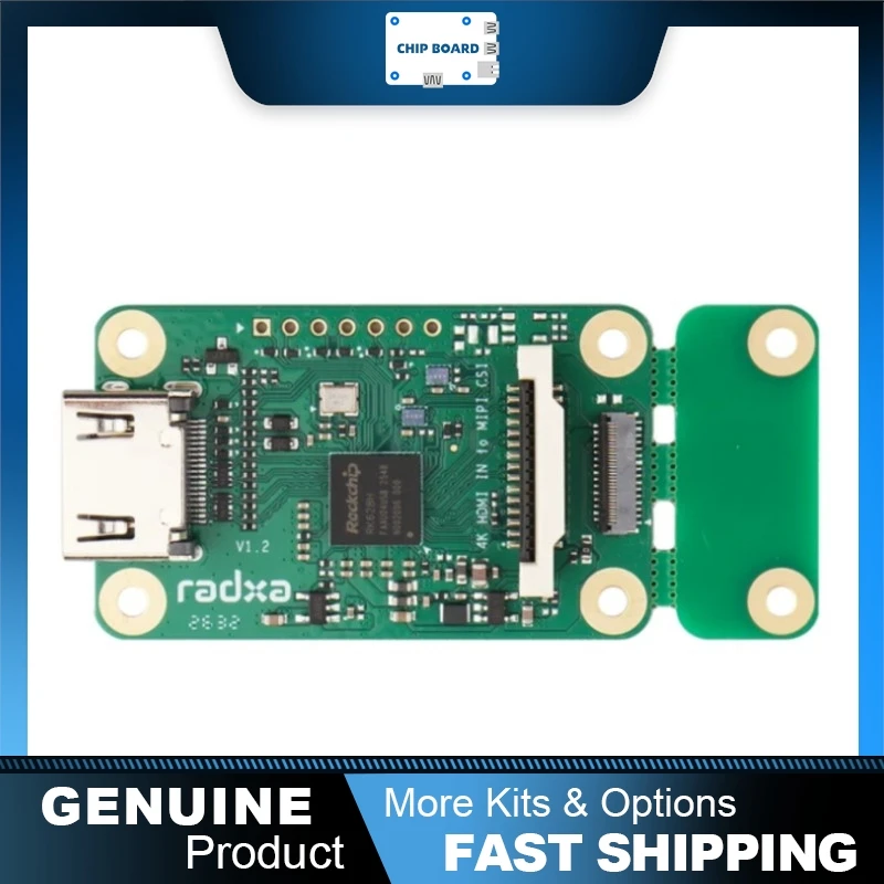 Radxa RK628H 4K HDMI to MIPI CSI2 Adapter with I2S Audio for Video Capture