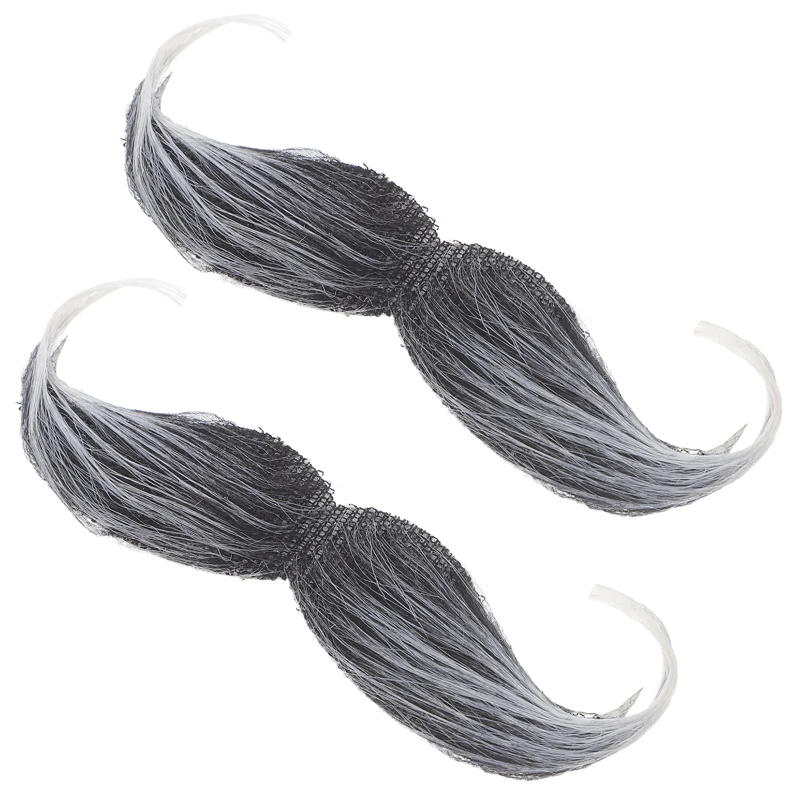 Fausse barbe réaliste pour hommes, 2 pièces, fausse moustache simulée pour Halloween, décor de fête, matériau sûr