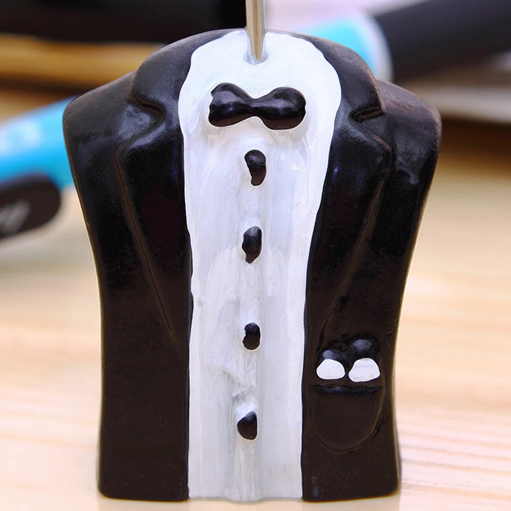 

2 Pcs Creative Seat Card Premium Place Cards Wedding Bride Bridal Bridegroom Holder Lamp Decor