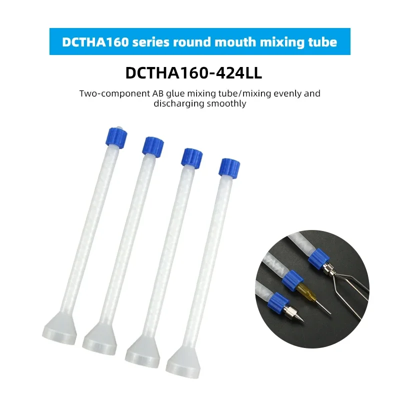 Buse de mélange de vente en boîte complète DCTHA160-424LL, mélangeur statique, Tube de mélange en plastique avec 1200 pièces