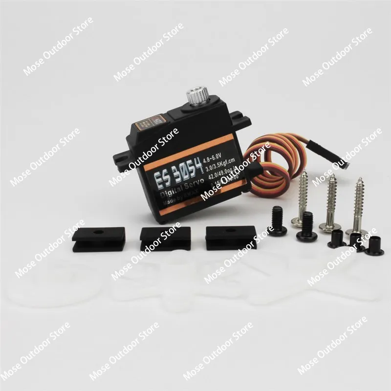 

ES3003 ES3004 ES3053 ES3054 17g 3.5kg 0.13sec Metal Gear Digital Servo For RC Airplane (ES3154 Upgraded Version)