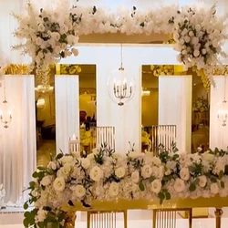 Sliver Acrylic Wedding Backdrop Acrylic Arch Backdrop Backdrops For Wedding Events