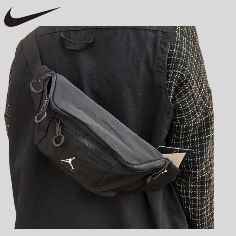 Nike Jordan Men's and Women's Sports and Leisure Shoulder Messenger Bag Fanny Pack JD2113012AD-001