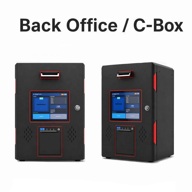 7-10 Inch Touch Screen High Throughput Cash Deposit Machine Back Office Smart Safes Bank Kiosk Terminal