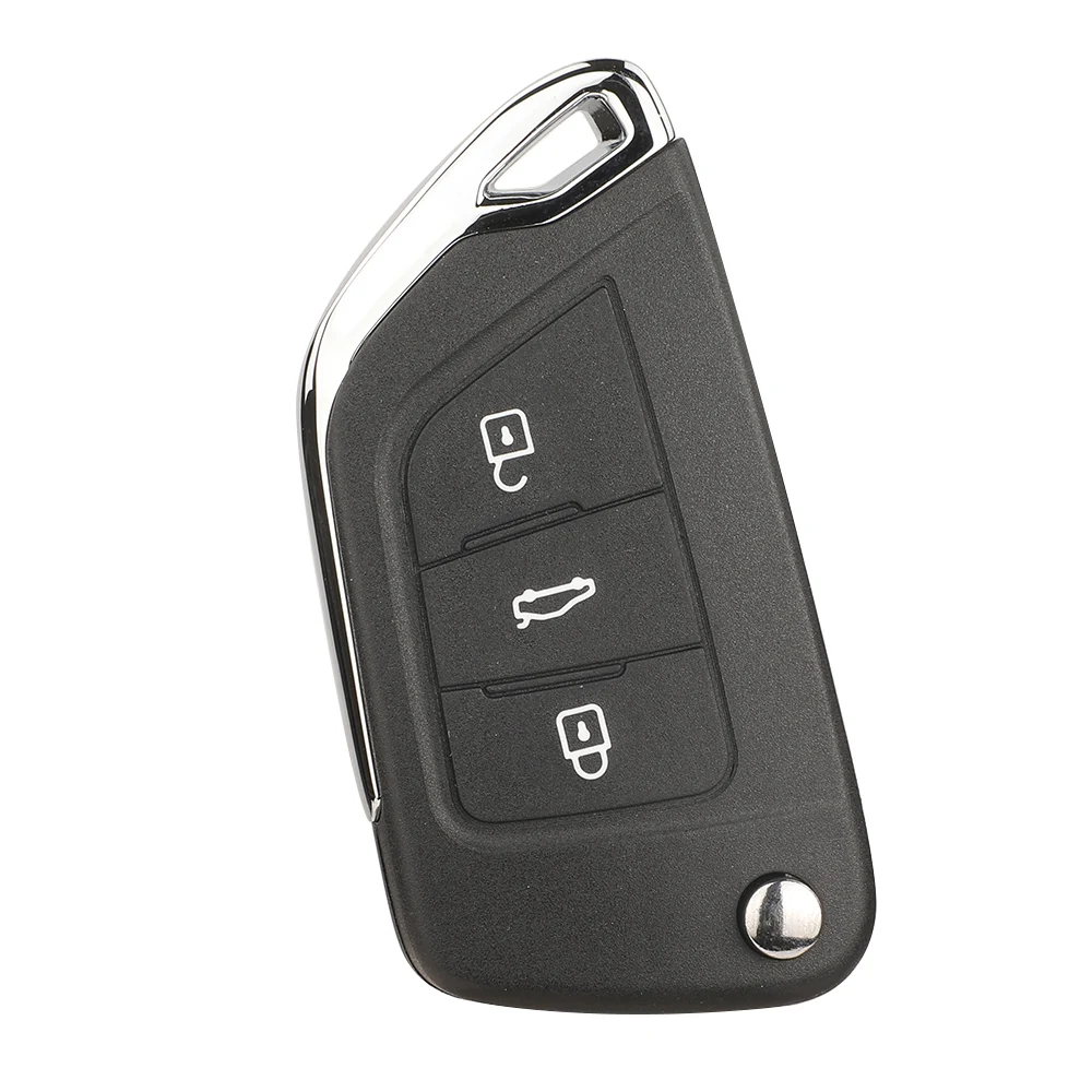 jingyuqin Modified Flip Remote Car Key Shell For Peugeot 307 408 308 2/3B Cover Case Folding Key CE0536/CE523 HU83 VA2 Blade