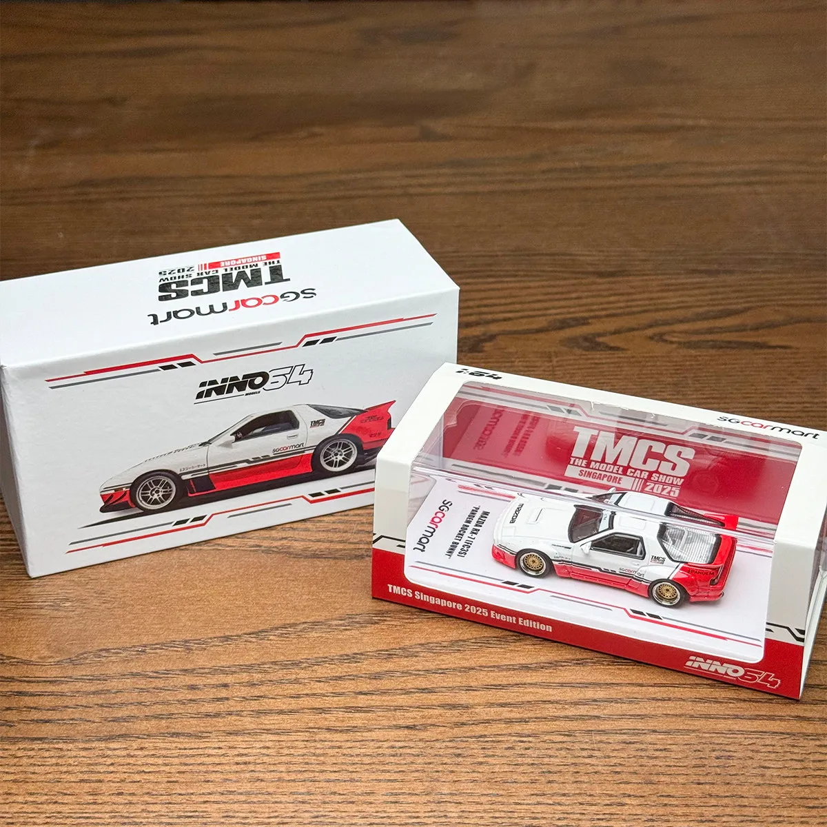 ミニカー inno64Mazda RX-7 Singapore 2025 Event INNO 1/64 RX7 FC3S TMCS Singapore 2025 Event Edition Alloy Motor